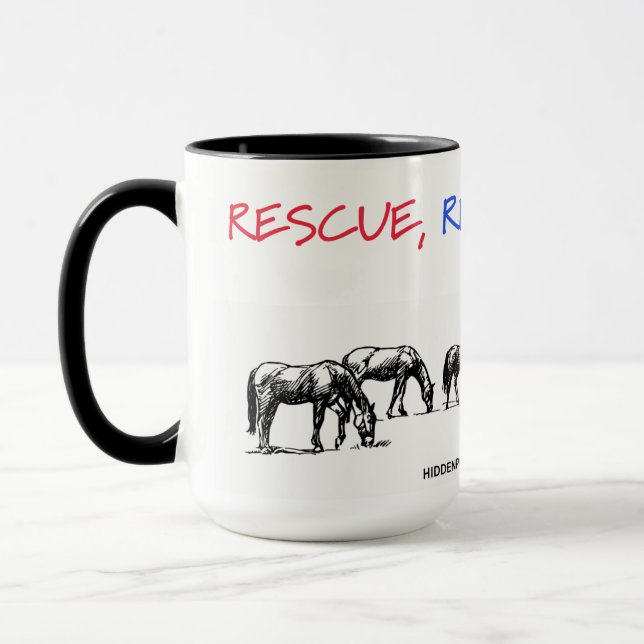 Caneca Resgate de HPF, reabilitação, Mug de Café em Camad (Esquerda)