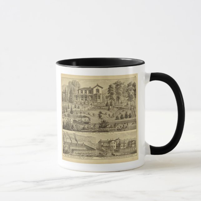 Caneca Residência de David R Kerr (Direita)