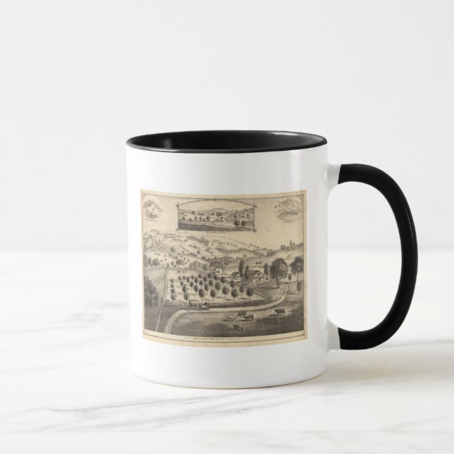 Caneca Residência de Joseph Alexander, Mendocino (Direita)
