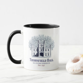 Caneca Residências de Jane Eyre Thornfield Hall Rochester