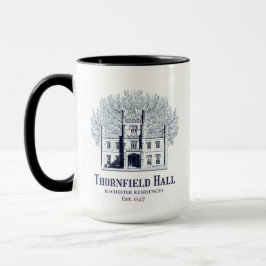 Caneca Residências de Jane Eyre Thornfield Hall Rochester