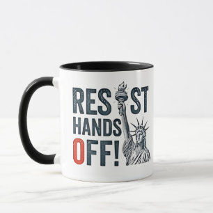 Caneca Resistência à Libertação Status Anti-Trump