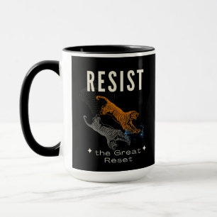 Caneca Resistir O Grande Reset Liberdade Liberdad