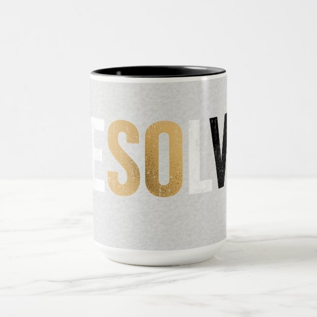 Caneca Resolve™ Premium Fitness Saúde Fé Design (Centro)