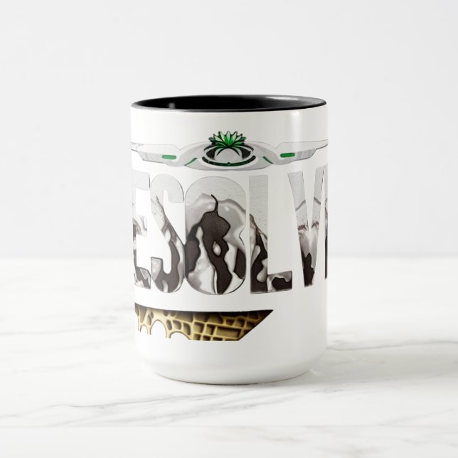Caneca Resolve™ Premium Fitness Saúde Fé Design (Centro)