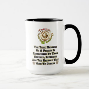 Caneca Respeito da integridade da honestidade MXT