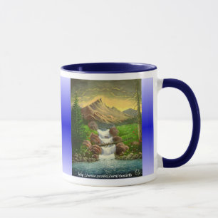 Caneca Respingo da montanha (customizável)