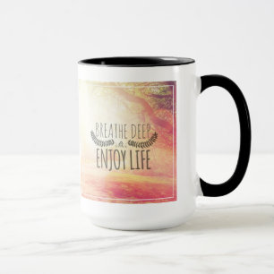 Caneca Respire profundamente