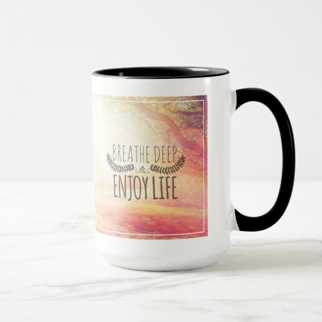 Caneca Respire profundamente (Direita)