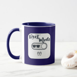 Caneca Rest Mode Activated Shirt – Relax Lifestyle Design