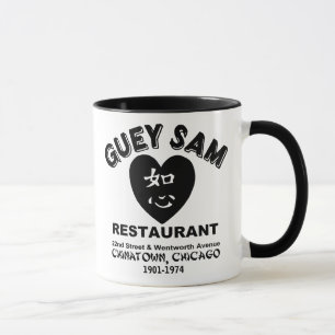Caneca Restaurante de Guey Sam, Chinatown, Chicago, IL