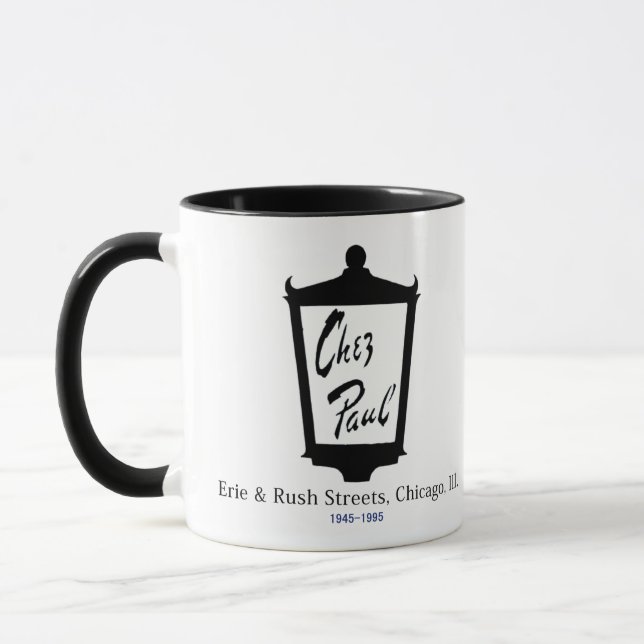 Caneca Restaurante Francês Chez Paul, Chicago (Esquerda)