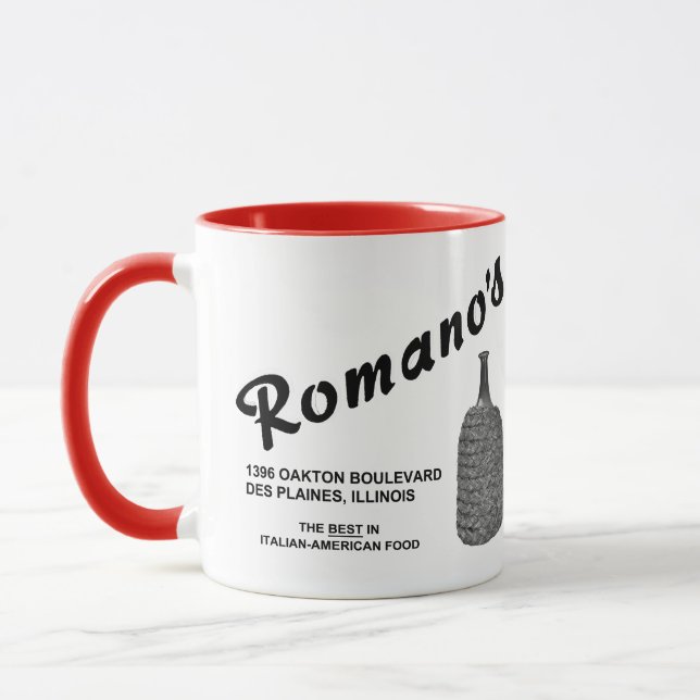 Caneca Restaurante Romano, Des Plaines, IL (Esquerda)
