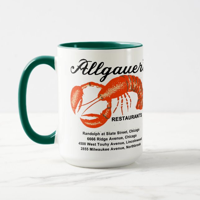 Caneca Restaurantes de Allgauer em Illinois (Esquerda)