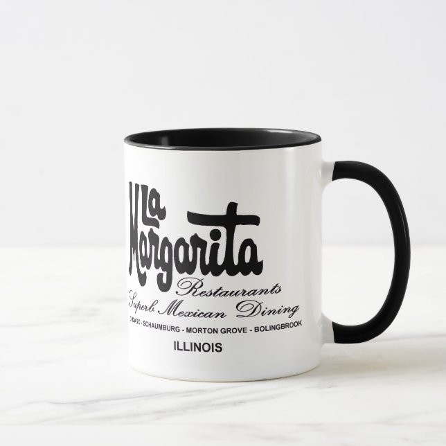 Caneca Restaurantes La Margarita de Illinois (Direita)