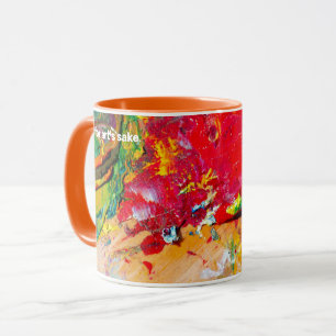 Caneca Resumo da Paleta do Artista
