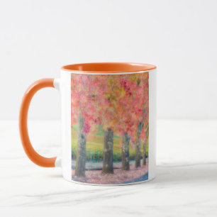 Caneca Resumo das árvores do Napa Valley