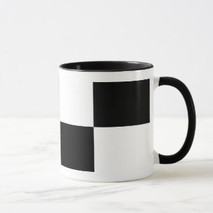 Caneca Retângulos preto e branco