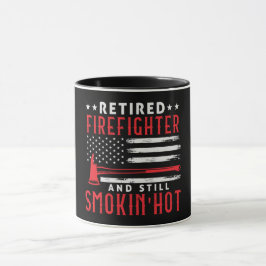 Caneca Retirada de Bombeiros Fino Linha Vermelha