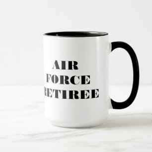 Caneca Retiree da Força Aérea Mug