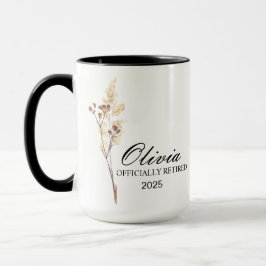 Caneca Retirement Mug, Personalized Happy Retirement Cup,