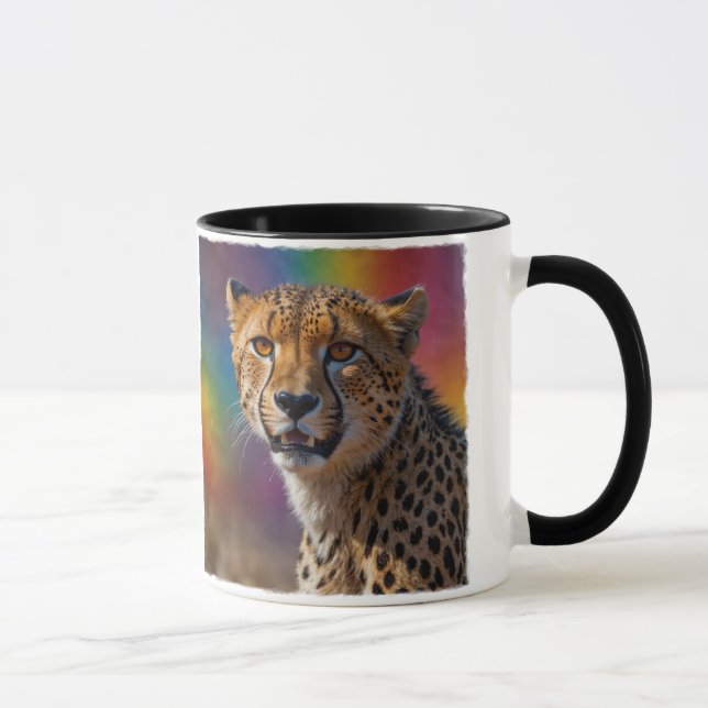 Caneca Retrato Africano Cheetah (Direita)