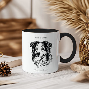 Caneca Retrato Collie de Borda