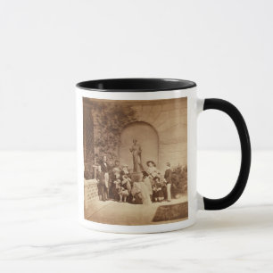 Caneca Retrato da família real na casa de Osborne, 185