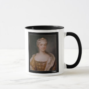 Caneca Retrato da rainha de Marie Leczinska de France