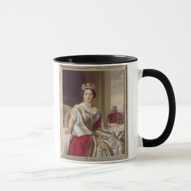 Caneca Retrato da rainha Victoria (1819-1901) 1859 (óleo (Direita)