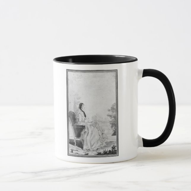 Caneca Retrato da senhora du Deffand, 1760 (Direita)