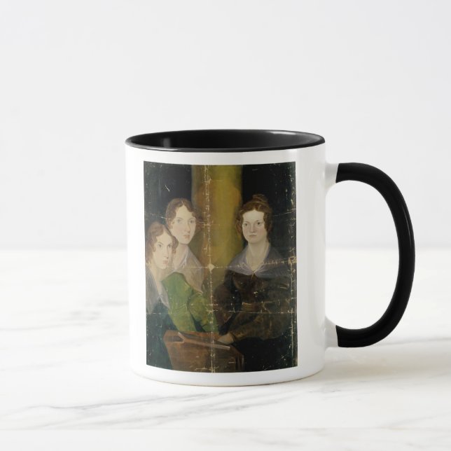 Caneca Retrato das irmãs de Bronte, c.1834 (Direita)