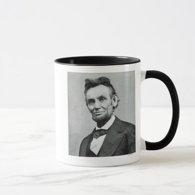 Caneca Retrato de Abe Lincoln 1 (Direita)