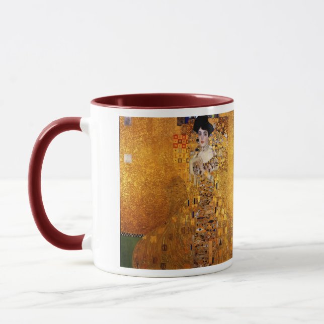 Caneca Retrato de Adele Bloch-Bauer de Gustav Klimt Mug (Esquerda)