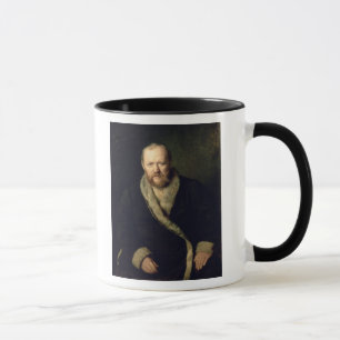 Caneca Retrato de Aleksandr Ostrovsky 1871