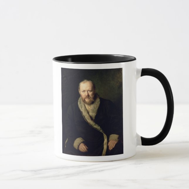 Caneca Retrato de Aleksandr Ostrovsky 1871 (Direita)