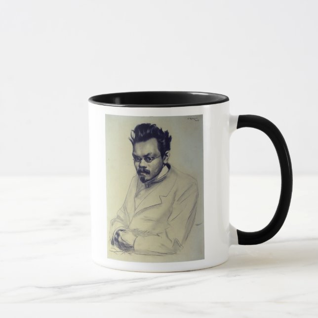 Caneca Retrato de Alexei M. Remizov, 1907 (Direita)