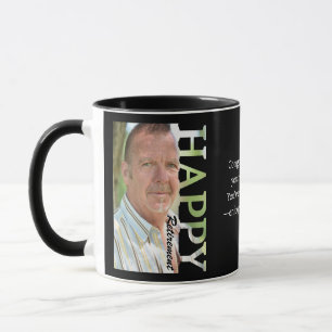 Caneca Retrato de Aposentadoria em Tela Aposentadoria P