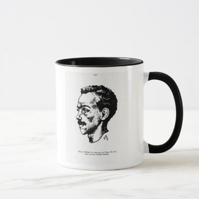 Caneca Retrato de Arthur Rimbaud (Direita)