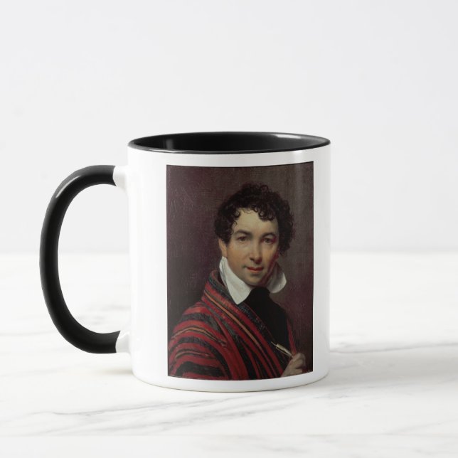 Caneca Retrato de auto, 1828 (Esquerda)