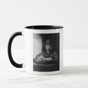 Caneca Retrato de auto ao tirar, 1648