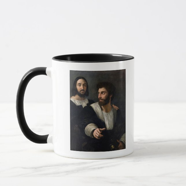 Caneca Retrato de auto com um amigo (Esquerda)