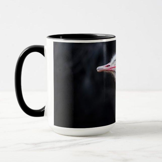 Caneca retrato de avestruz (Esquerda)