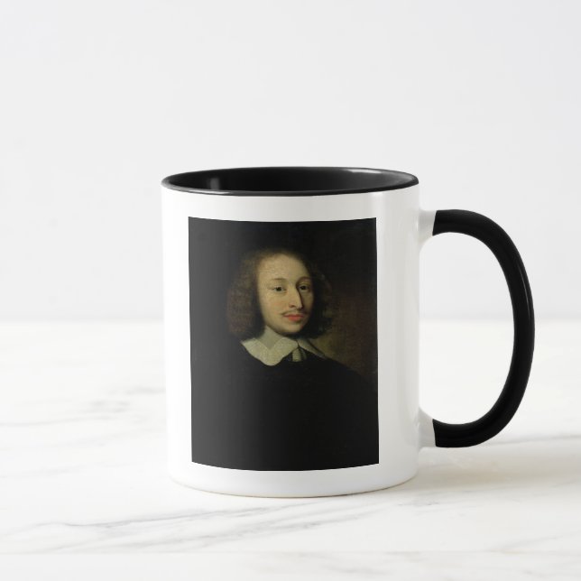 Caneca Retrato de Blaise Pascal (Direita)