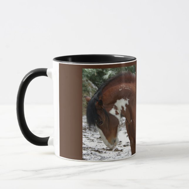Caneca Retrato de Cavalo com Nome (Esquerda)