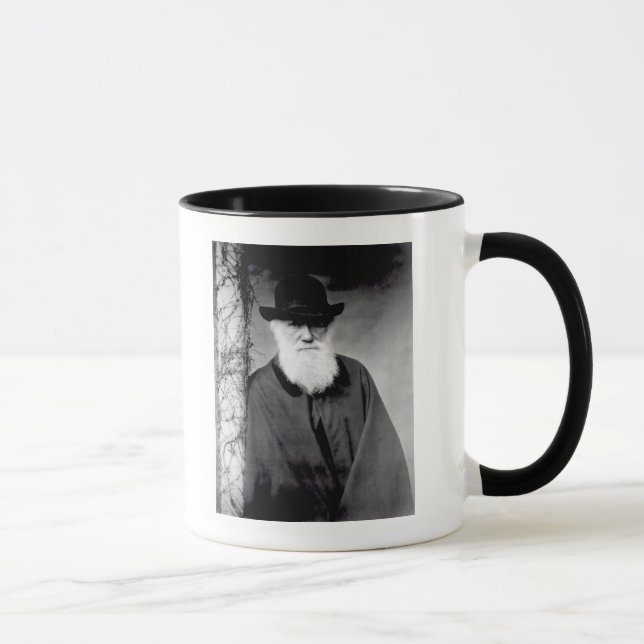 Caneca Retrato de Charles Darwin 1881 (Direita)