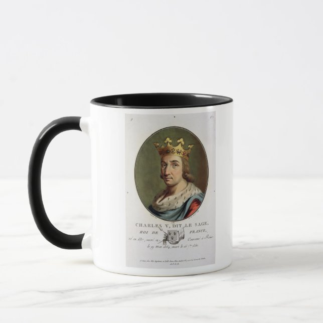 Caneca Retrato de Charles V, chamado "" o rei sábio de F (Esquerda)
