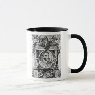 Caneca Retrato de Charles V, imperador romano santamente