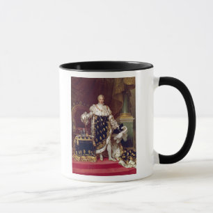 Caneca Retrato de Charles X em vestes da coroação, 1827