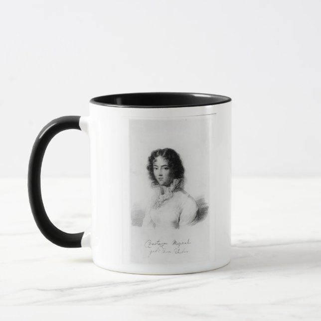 Caneca Retrato de Constanze Mozart 1828 (Esquerda)